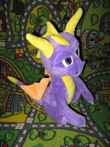 Hugme Spyro the Dragon  Vibrating 16" Plush Toy Clean Working - Picture 2 of 7