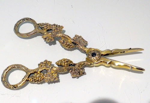 George IV Sterling Silver Grape Scissors London 1829 William Sharp - Picture 1 of 7