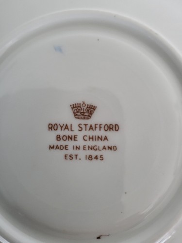 1953 Coronation Teacup And Saucer Royal Stafford Mint Condition - Picture 4 of 8