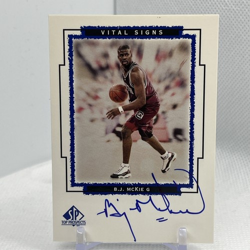 1999 SP Top Prospects Vital Signs B.J. McKie On Card Autograph - South Carolina - Picture 1 of 6