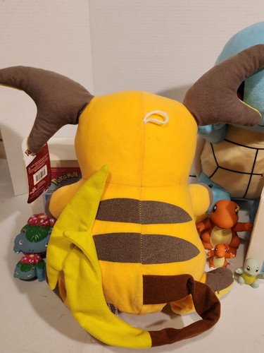 Pokémon Water Toys Cib With Stuffed Pokemon Squirtle / Raichu - Picture 9 of 17