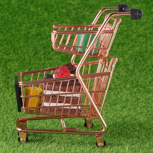 Mini vente panier à provisions jouets bébé bambin panier dépicerie chariot ensemble de jeu