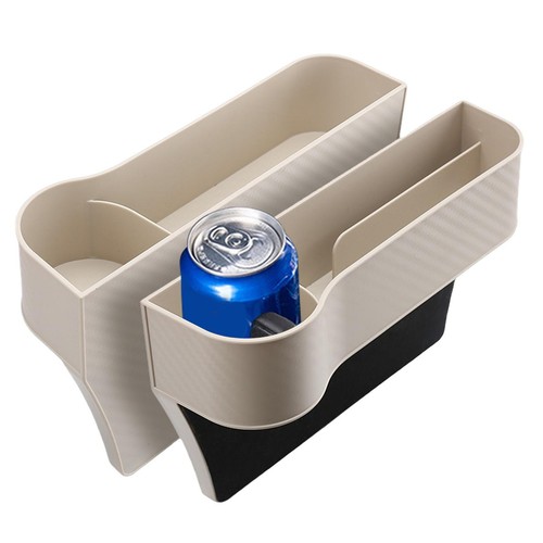 2 Pcs Car Seat Crevice Storage Box Gap Pocket Cup Bottle Holder Phone Organizer - Picture 4 of 15