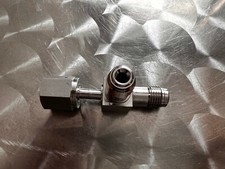 Magnetowid T sztuka 1/4, Swagelok lub podobny szynka, magnetowid face seal fitting tee, 3 sztuki