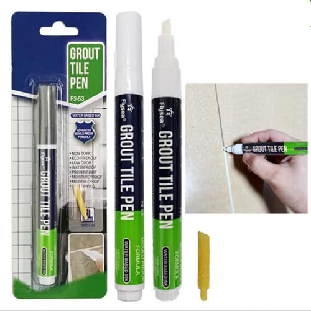 6x Grout Tile Paint Repair Pen Tile Grout Colorant & Sealer Marker
