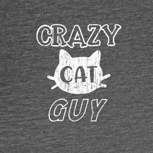 Crazy Cat Guy Tribute Vintage Distressed Funny Cute Animals Pets - Bild 6 von 9