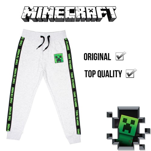 Corredores de Minecraft - 100% algodón - parte inferior de chándal de Minecraft - edad 5-12 años - Imagen 12 de 18