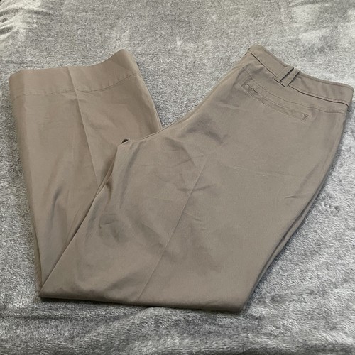 New York & Company Hose Damen Gr. 18 Braun Low Rise Skinny Flare Empire NEU - Bild 14 von 14