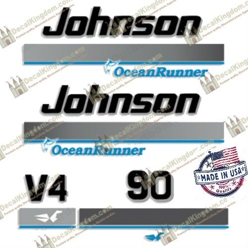 Johnson Ocean Runner 19961998 Outboard Engine Decal Multiple Styles 3M Marine Johnson Ocean Runner 19961998 Outboard Engine Decal Multiple Styles 3M Marine