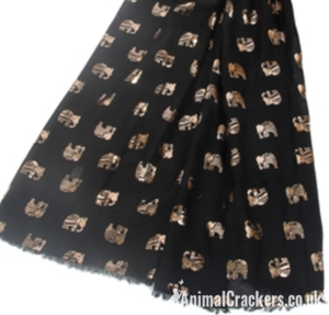Cute cat print ladies Scarf Sarong cotton mix cat lover gift stocking filler