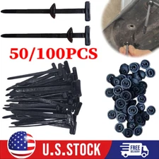 Nylon Universal Cable Tie Buckle Self-Locking Nylon Zip Ties Holder NEW