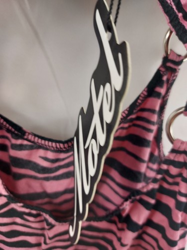 Motel Womens *New* Pink Zebra Jezabel Bodycon Dress Size S (160-00001) - Bild 5 von 5