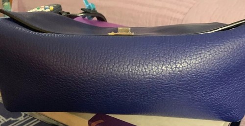 Proenza Schouler Blue Elliot Shoulder/crossbody Bag. Suede/Leather, Excellent - Picture 5 of 12