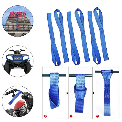 Nylon, weiche Schlaufe Ratsche Gepäckgurt Spanngurte für Motorrad, Motorrad - Bild 5 von 12