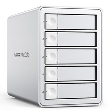 5Bay RAID External Hard Drive Enclosure for 2.5/3.5 Inch SATA HDD/SSD up to 5...