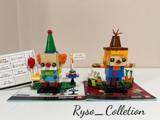 LEGO BrickHeadz 40348 Birthday Clown + 40352 Thanksgiving Scarecrow