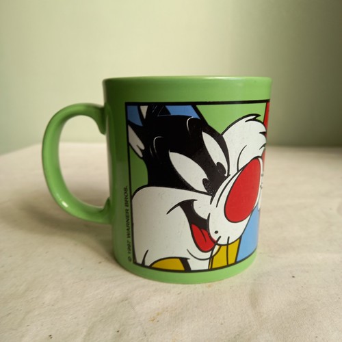 Sylvester the Cat Warner Bros Looney Tunes Becher Tasse Vintage 1997 Staffordshire - Bild 3 von 8