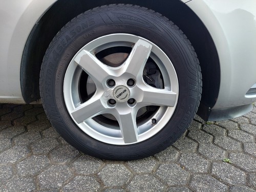 4 X Llantas de aluminio Enzo Opel 6,5x15 ET38, 185 65 R15, 88T Goodyear Vector, KBA45715 - Imagen 3 de 8