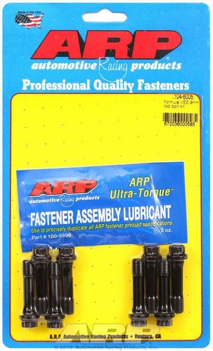 Arp 104-6005, Set of 8 Black Chromoly Fits Vw Rod Bolt Kit - Fits Formula Vee - Picture 2 of 9