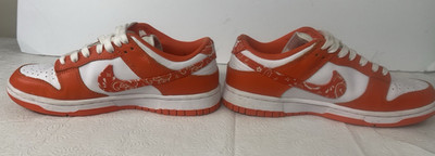 Nike Dunk Low Orange Paisley Essential Size 8W/6.5M  DH4401-103