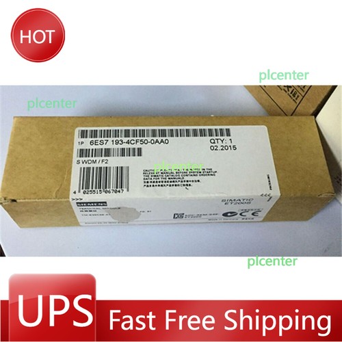 New Siemens 6ES7193-4CF50-0AA0 6ES7 193-4CF50-0AA0 1 Year Warranty Fast Shipping - Picture 1 of 6
