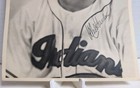 Mel Harter 1940's Cleveland Indians Team Issued Photo Vintage  — photo 2