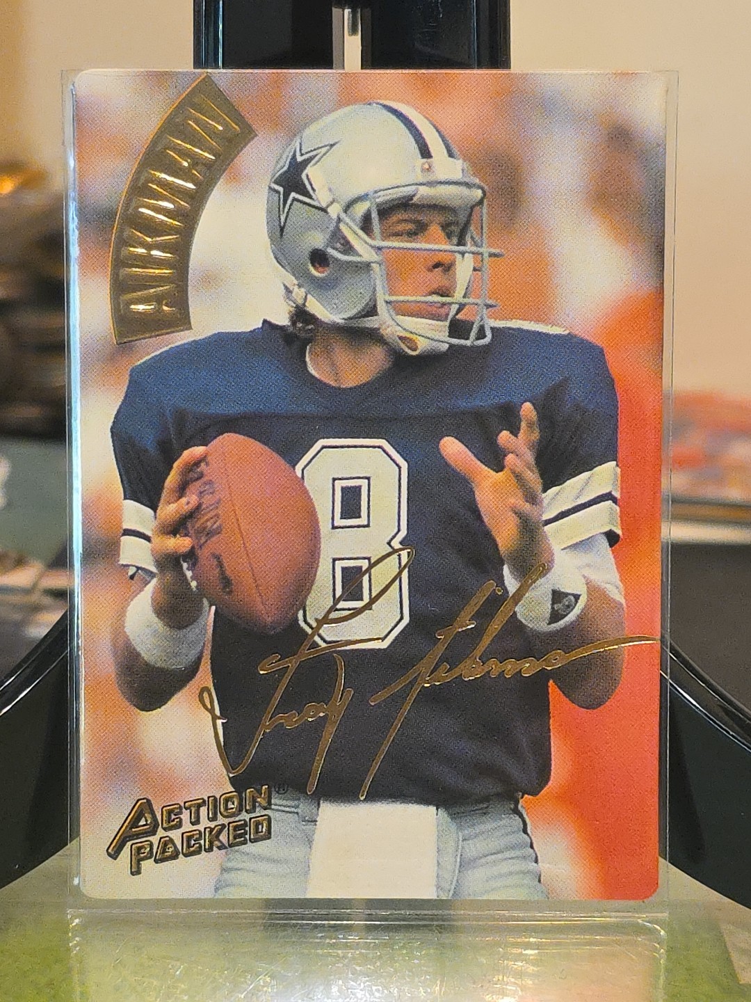 1994 Action Packed Gold Signatures- Troy Aikman #20