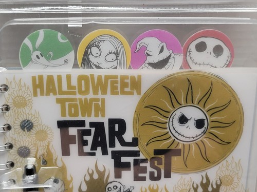The Nightmare Before Christmas 4 Tab FEAR FEST liniertes Journal Notizbuch Oogie Boog - Bild 5 von 12