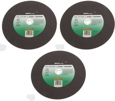 Lot of 3: Masonry Cut-Off Wheel 12" x 5/32 x 20mm  Forney 72353 Saw Blade C24R5F