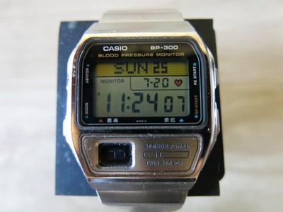 CASIO カシオ ブラッドプレッシャー モニター BP-300 クォーツ Vintage Casio Bp-300 Blood Pressure Monitor Twin Sensor Made