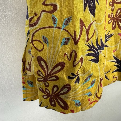 ALC Sullivan Linen Top Oversized Boxy Fit Women Size L Button Front Lightweight - Picture 12 of 14
