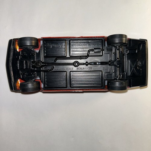 Vintage Burago Maßstab 1:25 Diecast 0105 - Mercedes-Benz 190 E rot Made in Italy - Bild 5 von 8