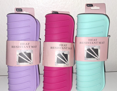 Pure Silicone Heat Resistant Mat for Hair Tools Up to 450°F Flat Iron