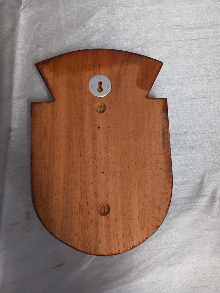 Military Badge On Wooden Plinth 