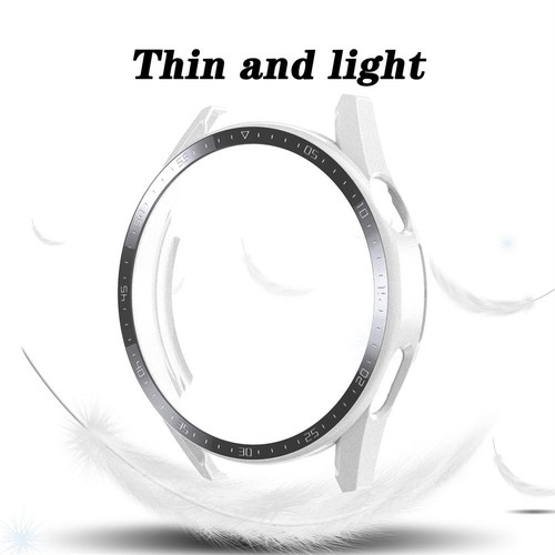 `Pc Frame Tempered Glass Case Compatible For Watch Gt3 42Mm/46Mm Sma - Photo 2 sur 8