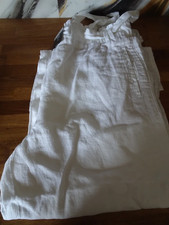 Trousers - White linen - M&S - Size 20