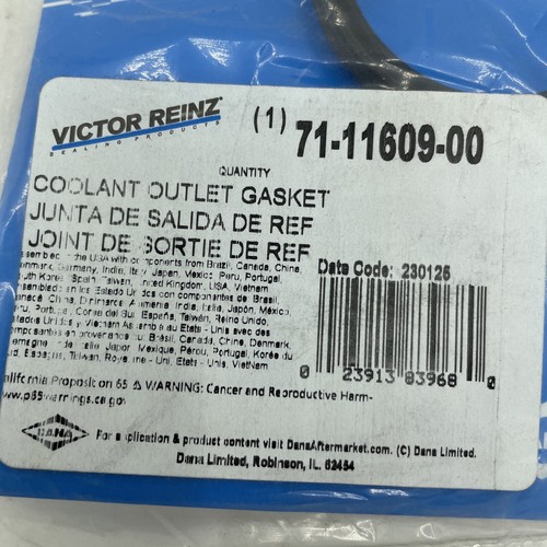 Engine Coolant Outlet Gasket VICTOR REINZ 71-11609-00 for Kia 11-16 2.0L, 2.4L - Picture 2 of 3