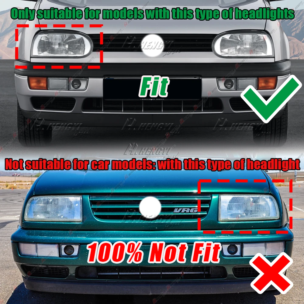 Front Deep Bumper Chin Lower Spoiler Lip Body Kit For Golf MK3 3