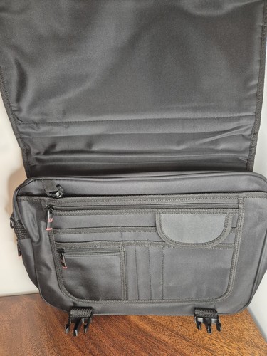 Monolith Flap Over Laptop Bag Briefcase 15.6 Inch with Shoulder Strap. BNWT. - Afbeelding 3 van 10