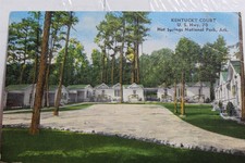 Arkansas AR Hot Springs National Park Kentucky Court Postcard Old Vintage Card