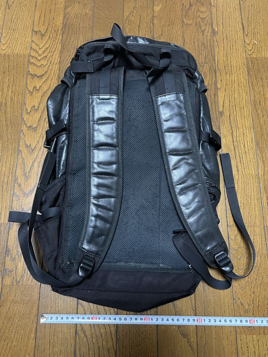 porter backpack progress leather black Backpack L… - image 2