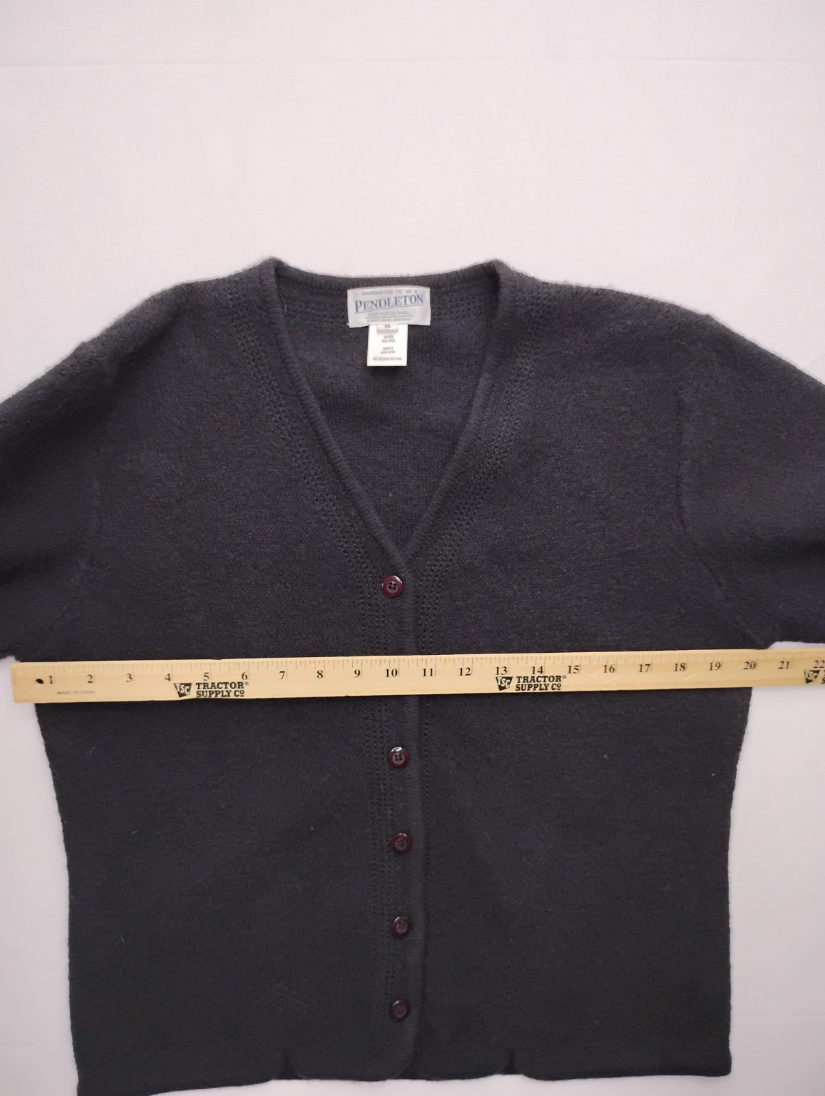 Pendleton Womens 100% Wool Button Down Cardigan J… - image 6