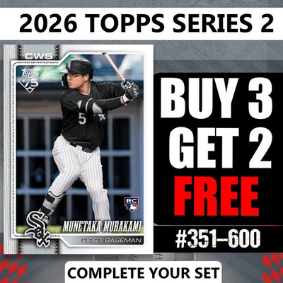 #ad 2026 Topps Series 2 Baseball Singles #351 600 You Pick Complete Your Set $5.49