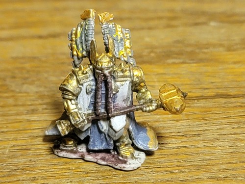 Mini figura de plástico pintado Dwarf King Reaper Pathfinder D&D sobremesa  - Imagen 1 de 6