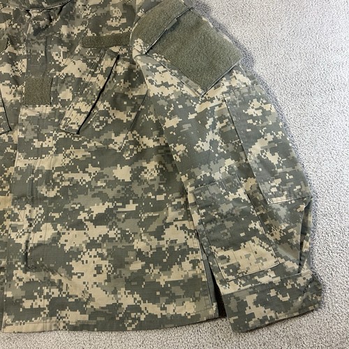 Army Combat Uniform Coat Adult S Short USGI Digital Camo Cotton/Nylon Ripstop - Picture 4 of 16