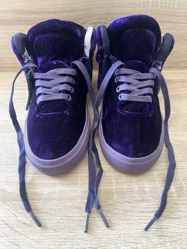 Supra Falcon Mens (UK Size 7.5) Violet Velvet Skate Shoes Trainers S78011 RARE - Picture 11 of 14
