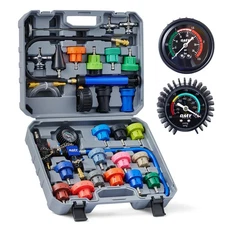 OMT 31pc. Coolant Pressure Tester Kit with 23 Radiator Adapters Vacuum Pump