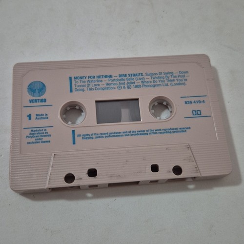DIRE STRAITS - 'Money For Nothing' Cassette Tape Album 1988 AUST. PRESSING - Picture 3 of 5