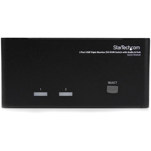 StarTech 2 Port Triple Monitor DVI USB KVM Switch with Audio & USB 2.0 Hub - Picture 6 of 7