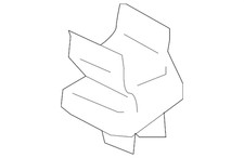 Genuine Mitsubishi Support Rod Clip MR523317